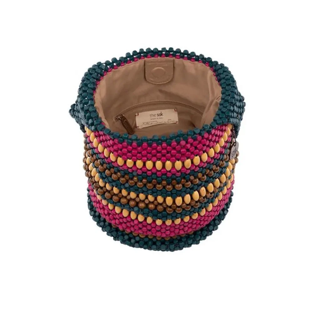The Sak Back to Bali Hobo Light Denim Multi